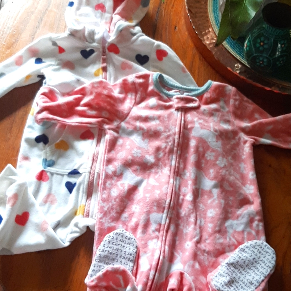 Two  Carters Sleepers 12M